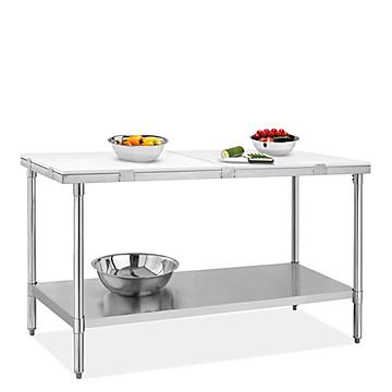 Poly Top Stainless Steel Worktables