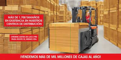 OVER 1,700 STOCK SIZES IN 15 LOCATIONS - ORDER BY 6PM FOR SAME DAY SHIPPING. - OVER 1 BILLION BOXES SOLD EVERY YEAR.