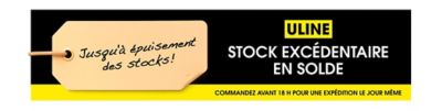 Stock excédentaire en solde – Jusqu'à épuisement des stocks. Commandez d'ici 6 PM pour l'expédition le jour même.