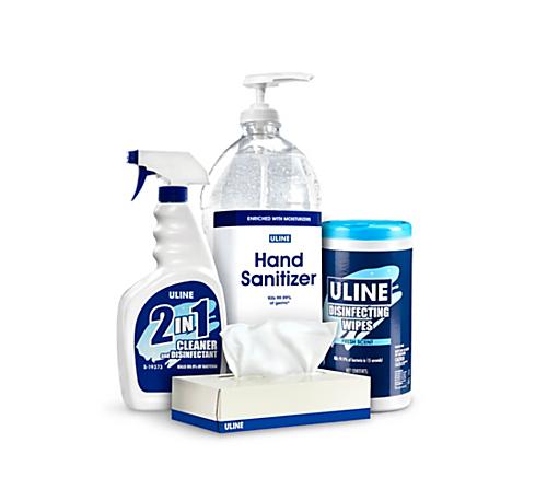 Hand Sanitizer, Disinfectants, Wipes, Tissues