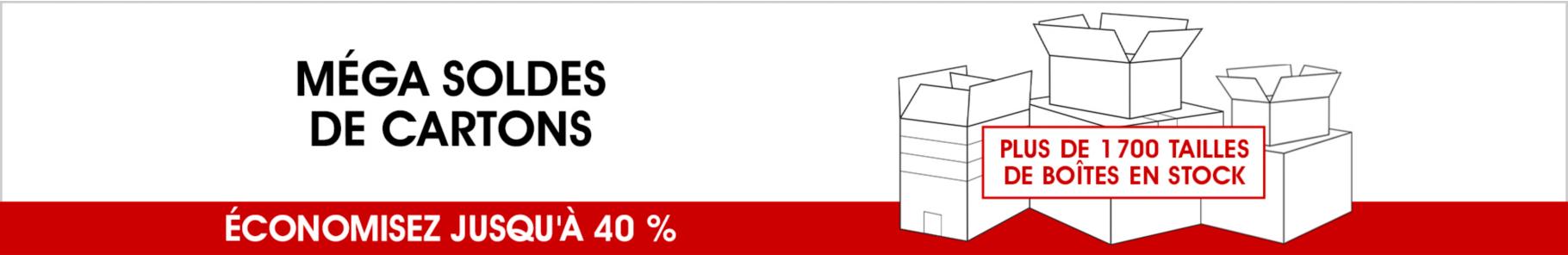 Uline – Soldes de cartons